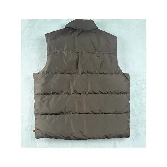 J. Crew Men’s Expedition Premium Down Puffer Vest - Brown - Size Large - Picture 2 of 6